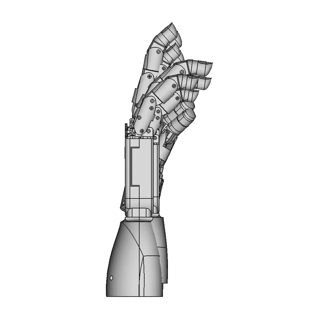 Prosthetic Hand - Downloadable CAD Representation_0_90_degree_snapshot