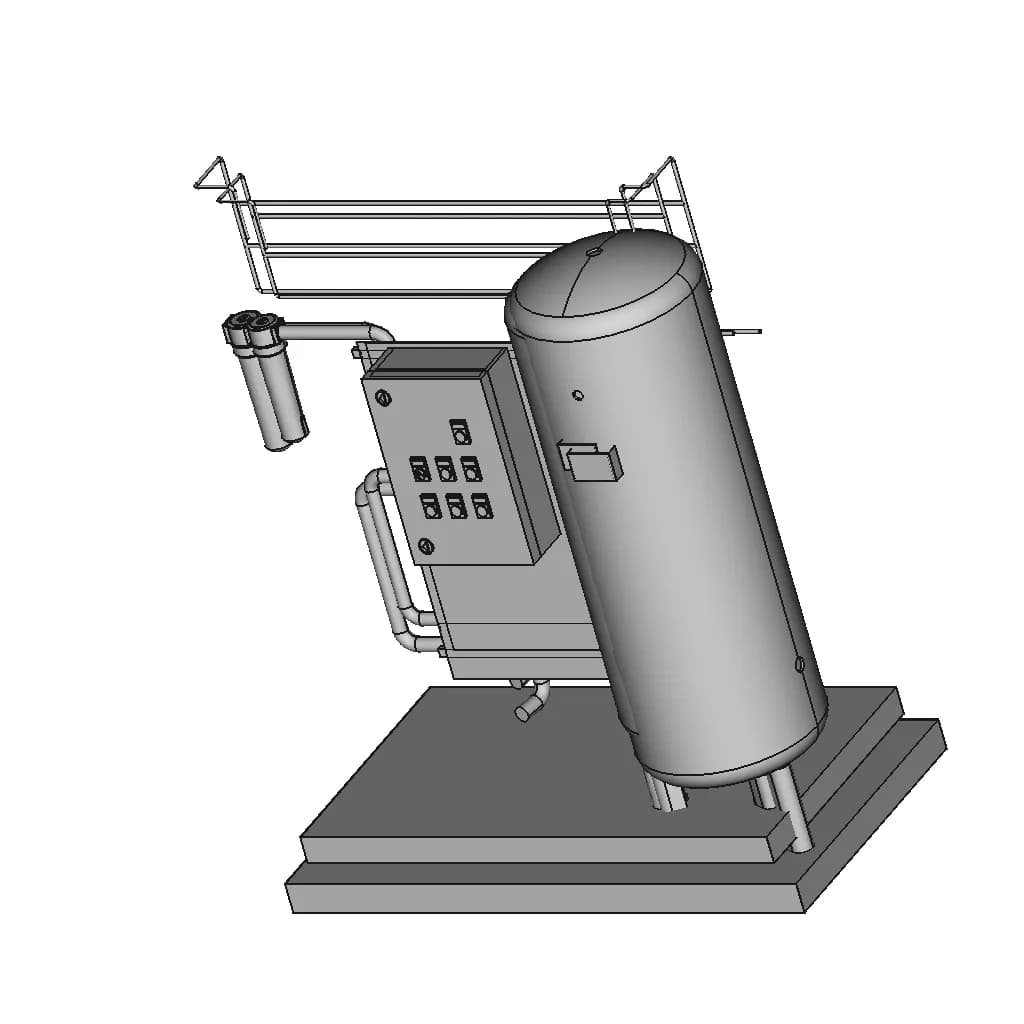 Oxygen Generator | High-Quality CAD Model_60_30_degree_snapshot