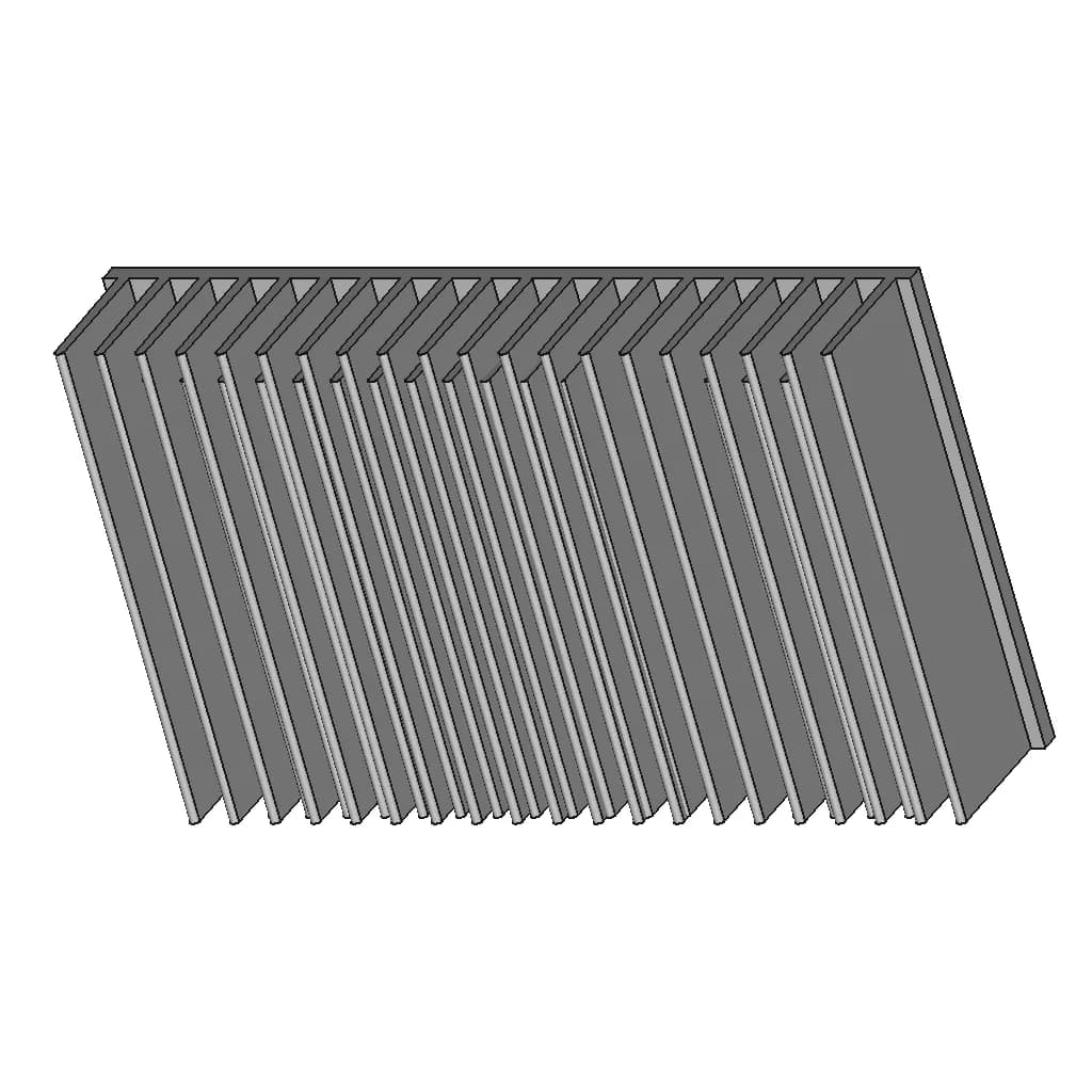 Heatsink Nº 1500 - Downloadable CAD Representation_60_30_degree_snapshot