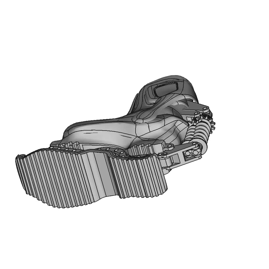 Articulating And Impact Absorbing Suspension Boot | 3D Engineering Design File_60_30_degree_snapshot