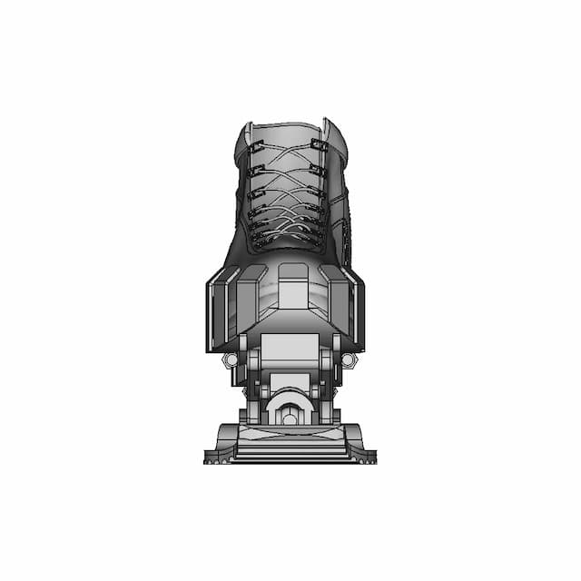 Articulating And Impact Absorbing Suspension Shoe Adapter - Standard Mechanical Component