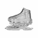 Articulating And Impact Absorbing Suspension Shoe Adapter - Standard Mechanical Component_0_90_degree_snapshot