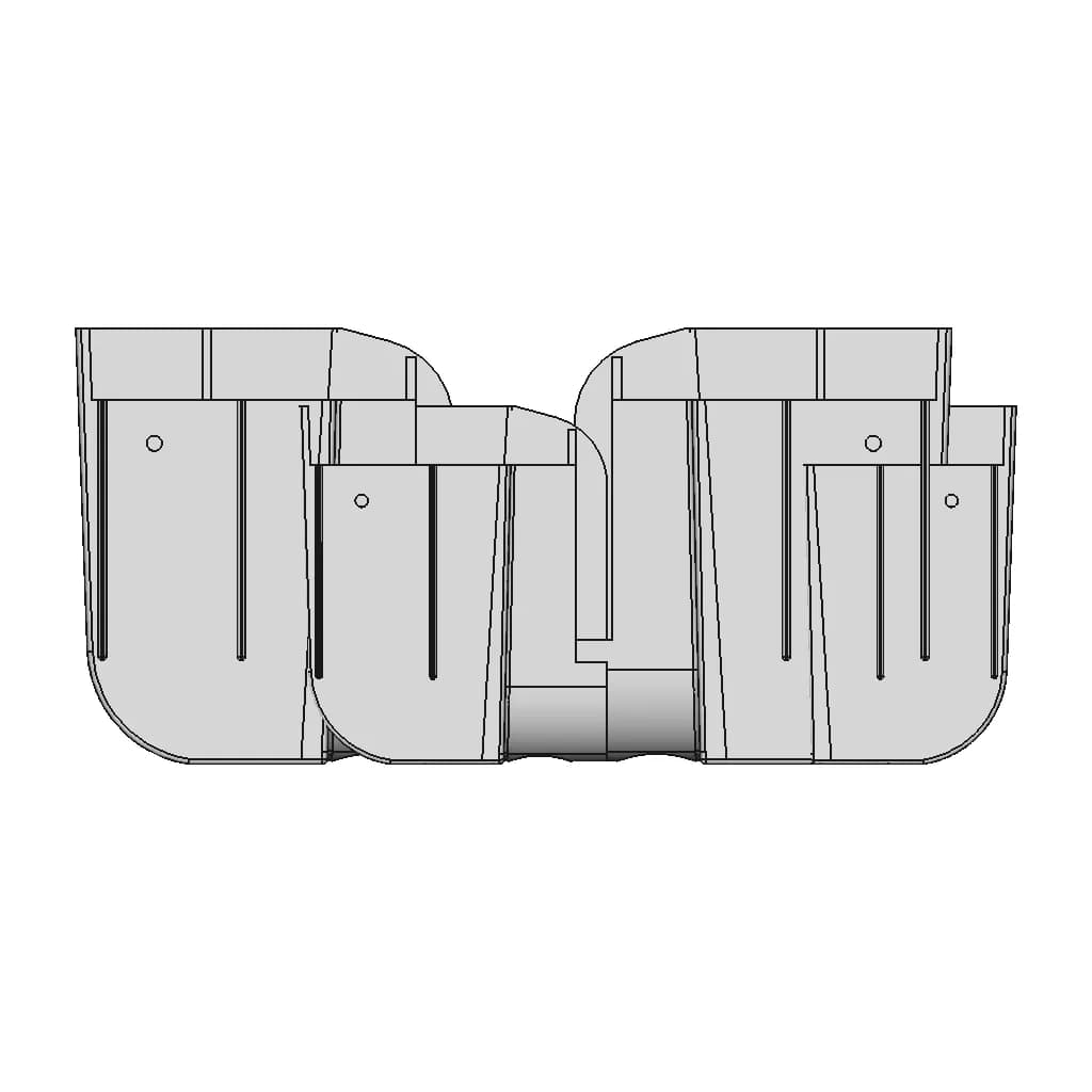 Weslo Cadence 3250 Treadmill Belt Tensioners - Downloadable CAD Representation_0_270_degree_snapshot