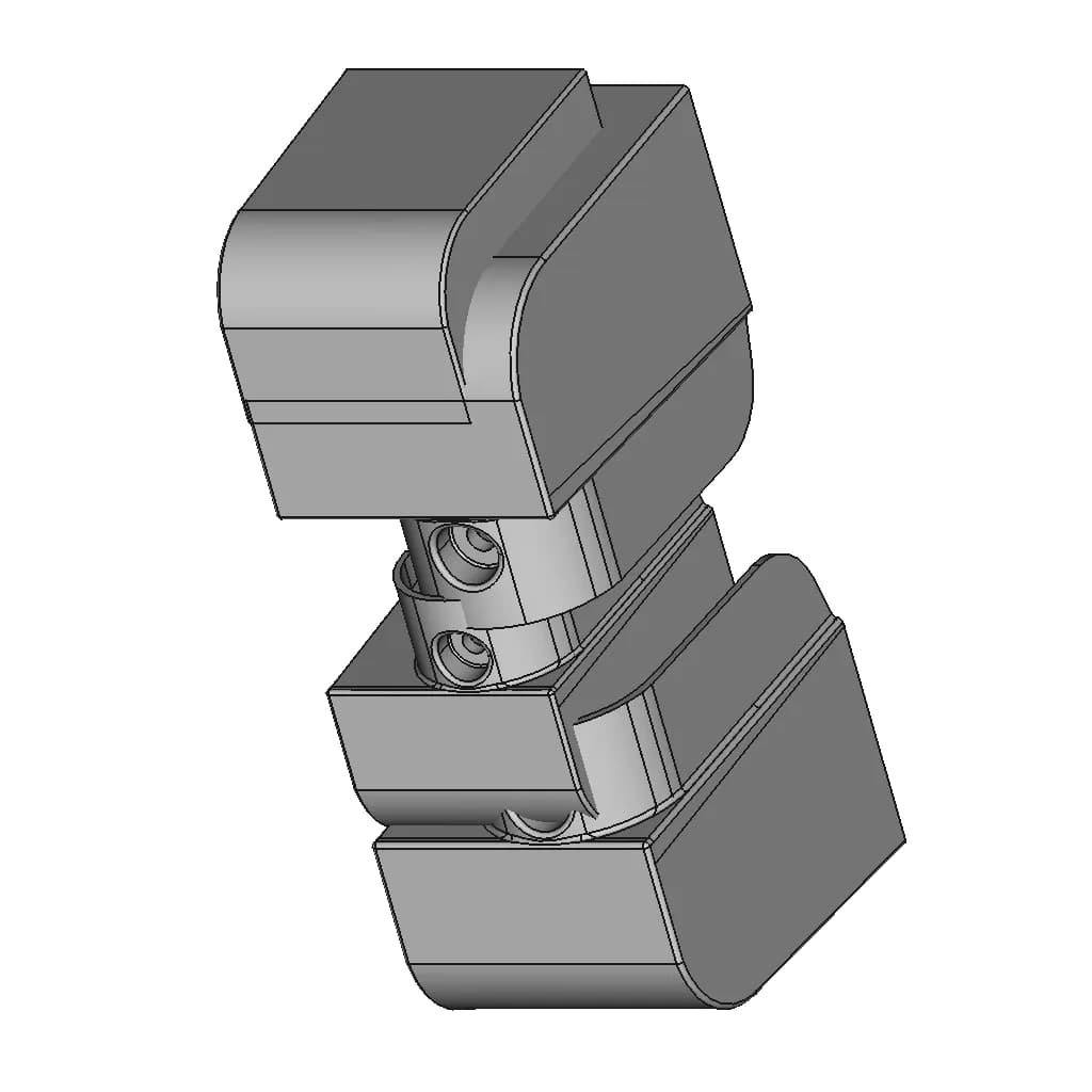 Weslo Cadence 3250 Treadmill Belt Tensioners - Downloadable CAD Representation_60_30_degree_snapshot