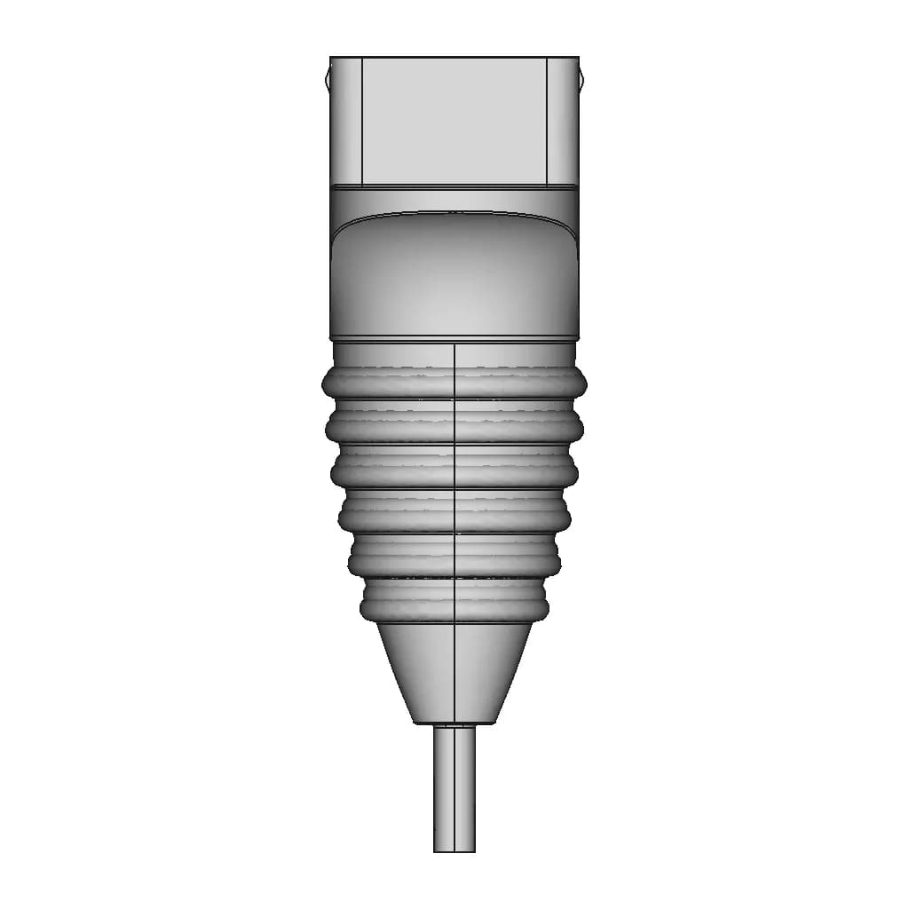 6-Pin Connector For Medical Instrument - Downloadable CAD Representation_90_0_degree_snapshot
