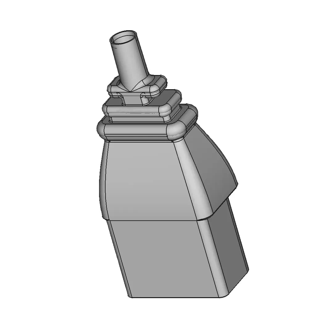 Iec 320 C13 Cable End Medical Plug - Standard Mechanical Component_60_30_degree_snapshot