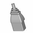 Iec 320 C13 Cable End Medical Plug - Standard Mechanical Component_60_30_degree_snapshot