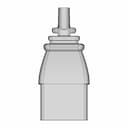 Iec 320 C13 Cable End Medical Plug - Standard Mechanical Component_90_0_degree_snapshot