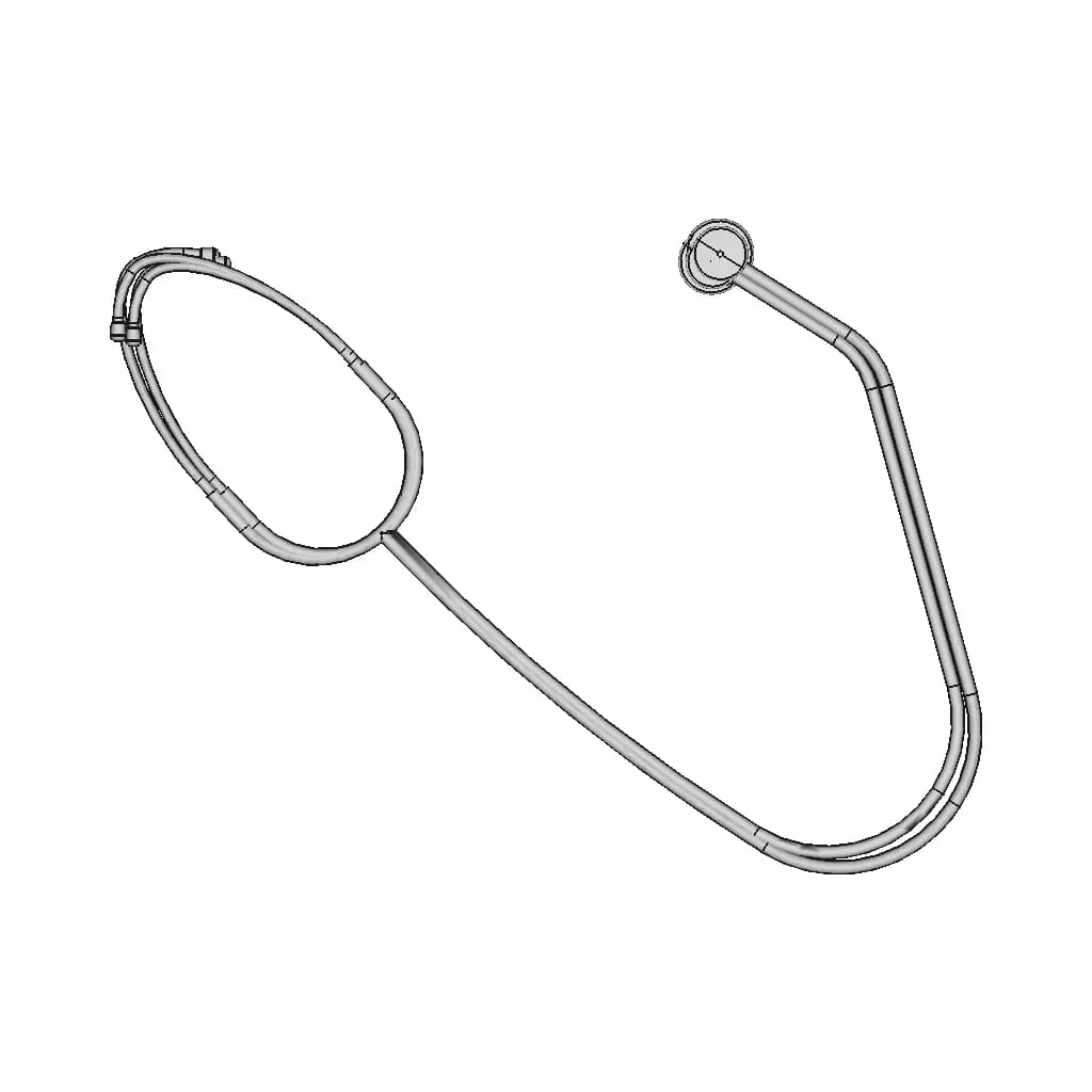 Stethoscope | High-Quality CAD Model_270_0_degree_snapshot