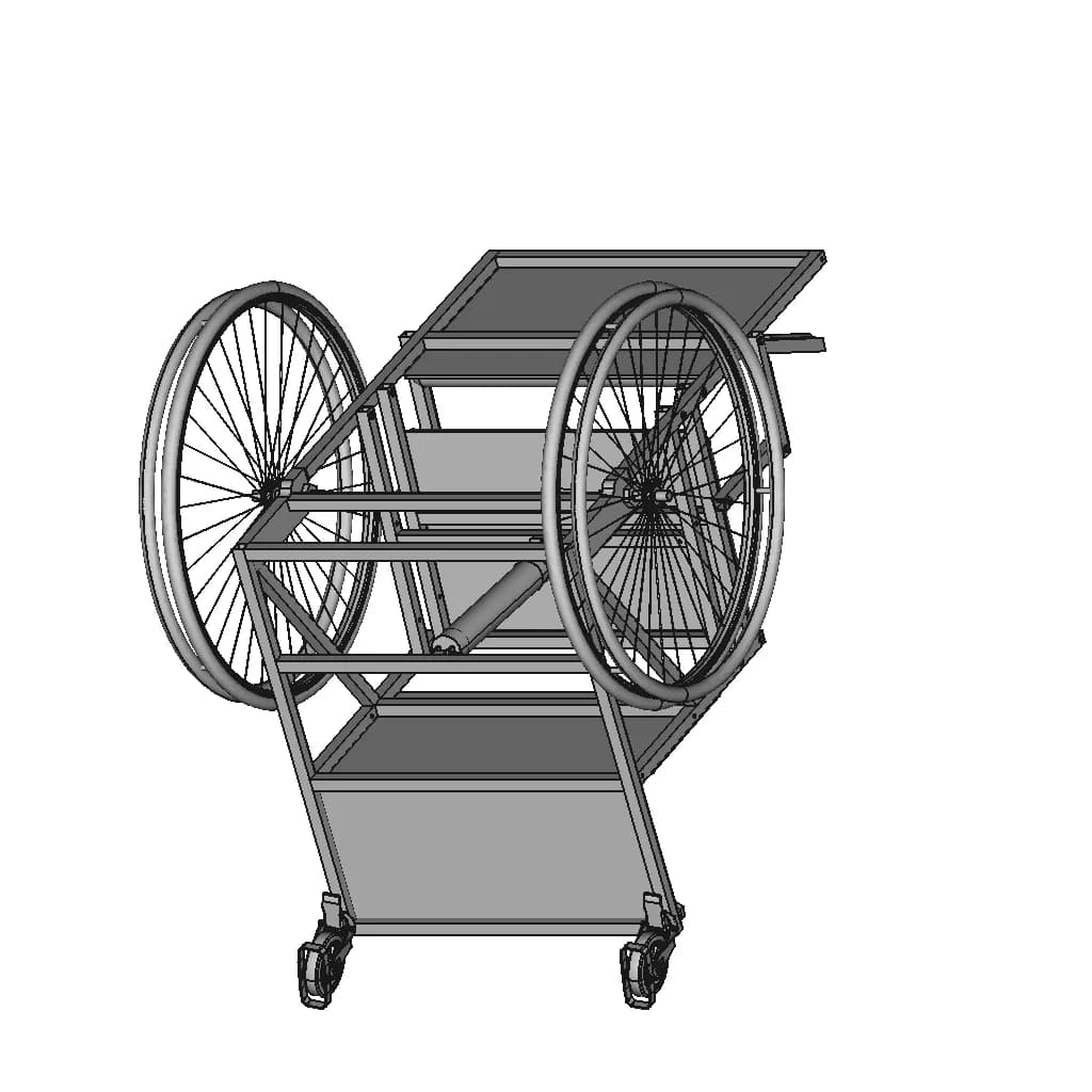 Standing Wheelchair | 3D Engineering Design File_60_30_degree_snapshot