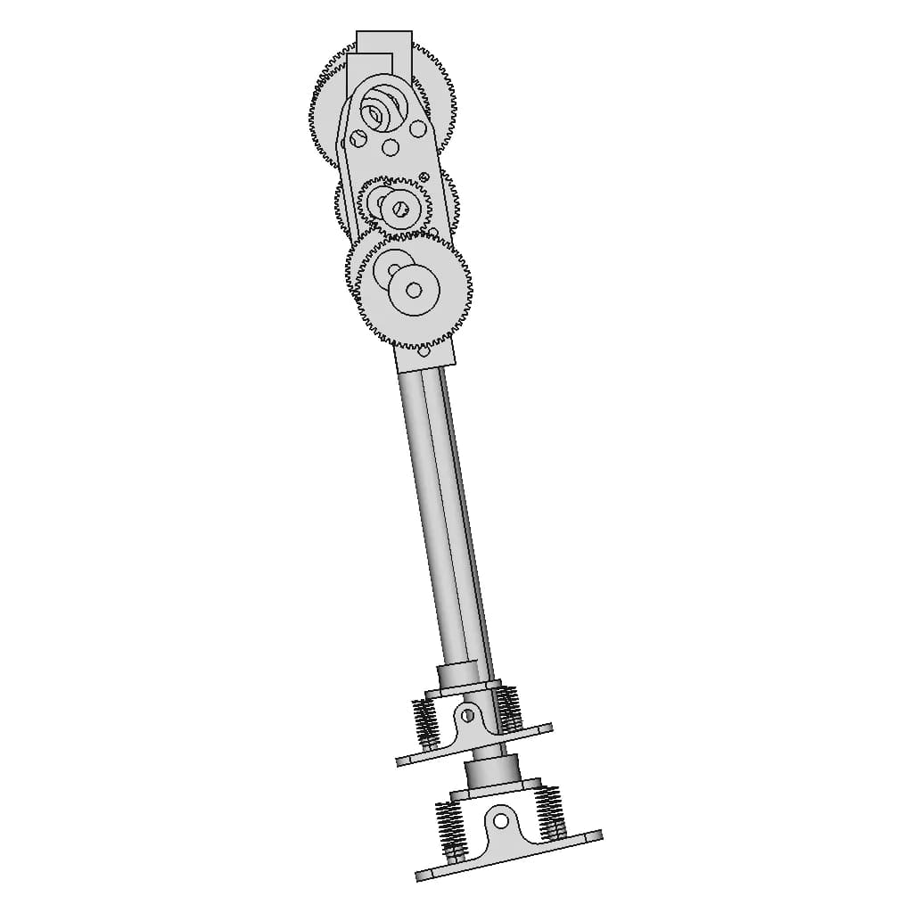 Bionic Leg Frame | 3D Engineering Design File_0_270_degree_snapshot