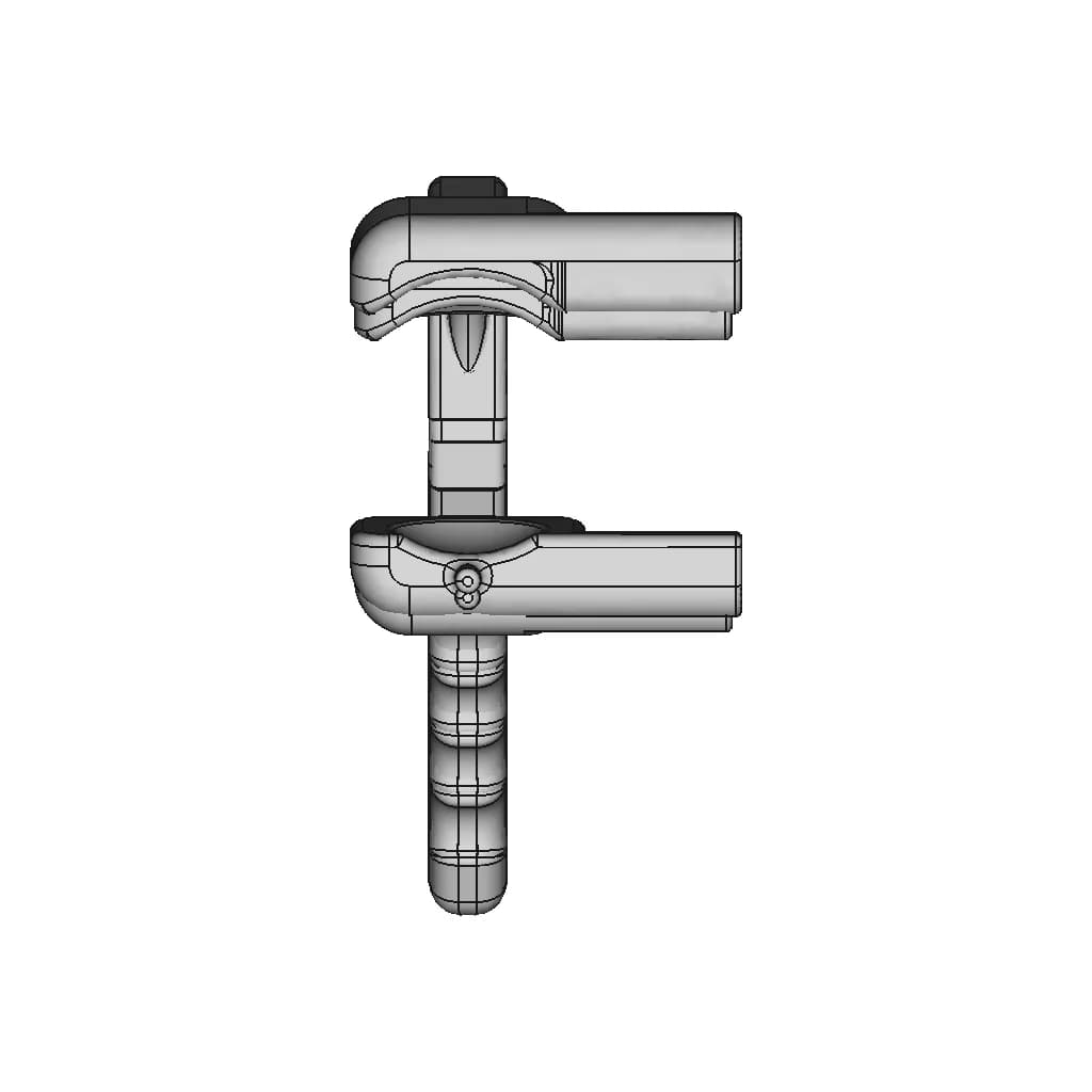 3D Printed Universal Covid-19 Contact Minimization Tool - Downloadable CAD Representation_0_270_degree_snapshot