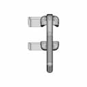 3D Printed Universal Covid-19 Contact Minimization Tool - Downloadable CAD Representation_0_90_degree_snapshot