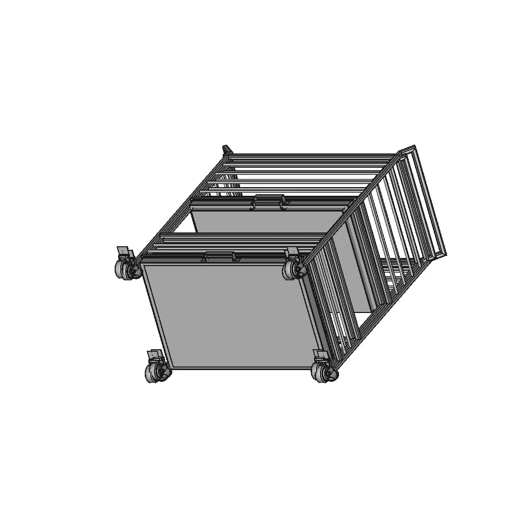 Trolley Cage - Downloadable CAD Representation_60_30_degree_snapshot