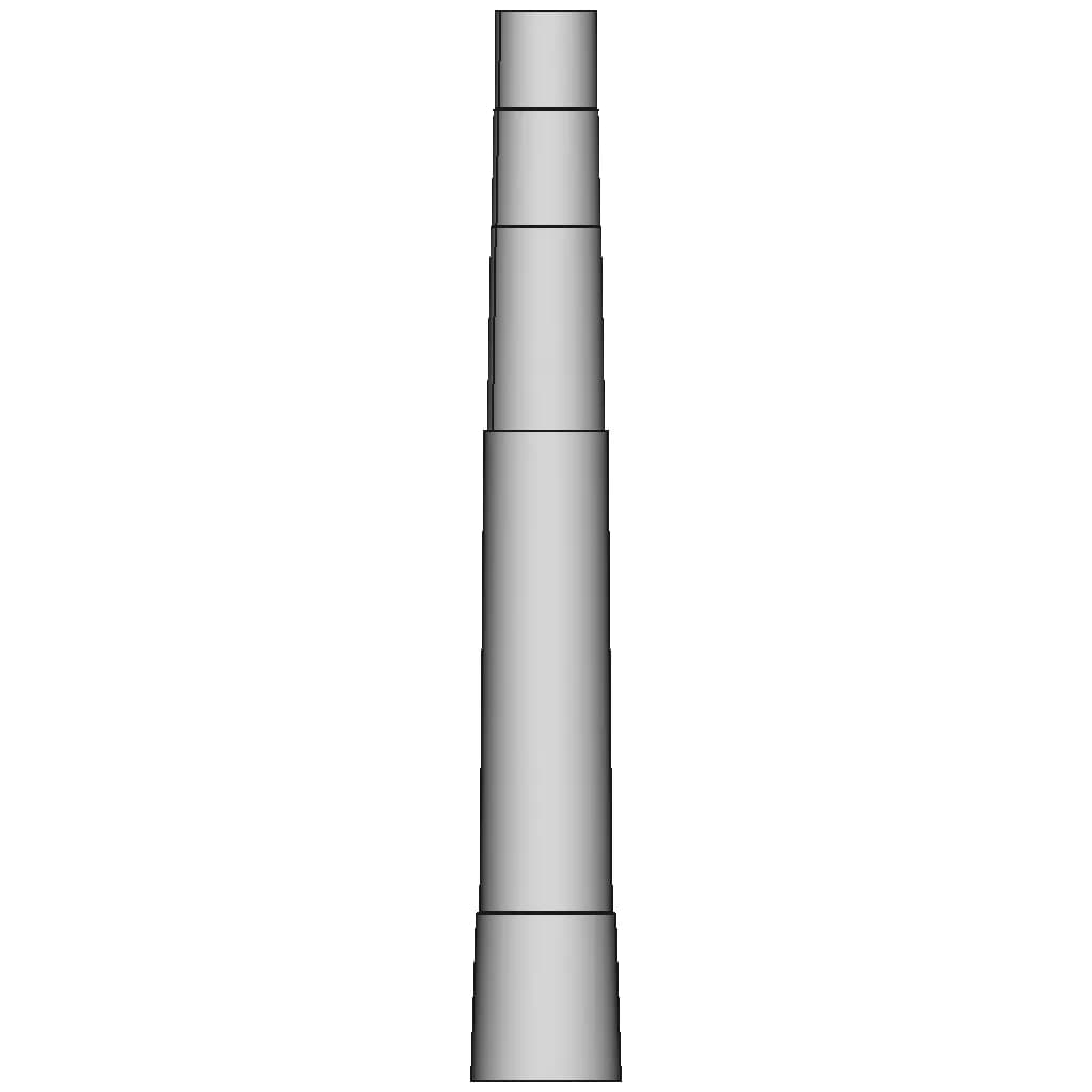 Bottle For Cosmetic Mascara - Standard Mechanical Component_90_0_degree_snapshot