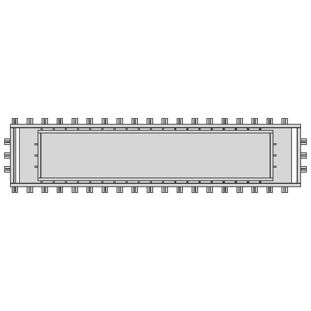 Contenedor Rectangular, Rectangular Container - Standard Mechanical Component_270_0_degree_snapshot