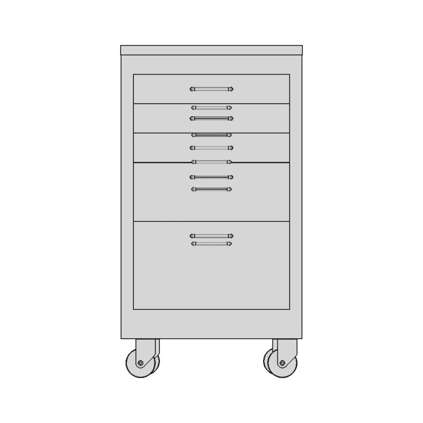 Mobile Cart - Downloadable CAD Representation