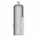 20Lb Co2 Tank With Bracket - Downloadable CAD Representation_0_90_degree_snapshot
