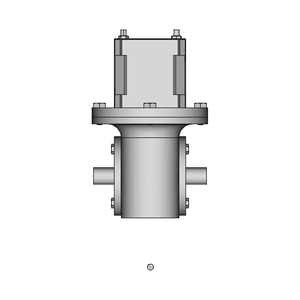 Worm Gearbox Nema 17 Driven - Downloadable CAD Representation_0_0_degree_snapshot
