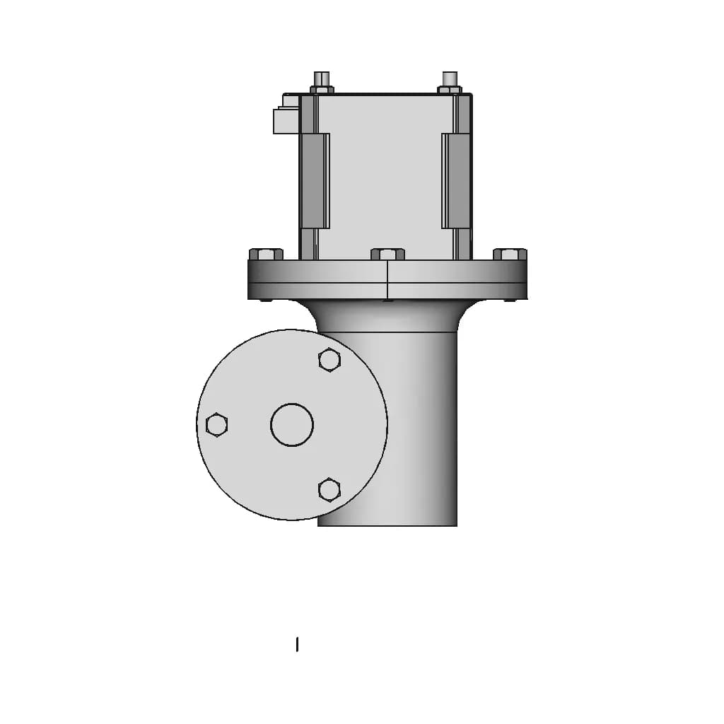 Worm Gearbox Nema 17 Driven - Downloadable CAD Representation_0_270_degree_snapshot