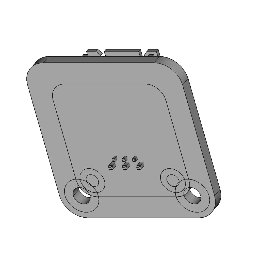 Photoelectric Liquid Level Sensor - Dfrobot - Downloadable CAD Representation_60_30_degree_snapshot