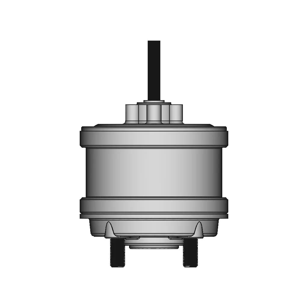 M 24-48V 750Rpm-1200Rpm External Brushless And Gearless Single Shaft High-Speed Large-Torque Karting And Atv Hub Motor | 3D Engineering Design File_270_0_degree_snapshot