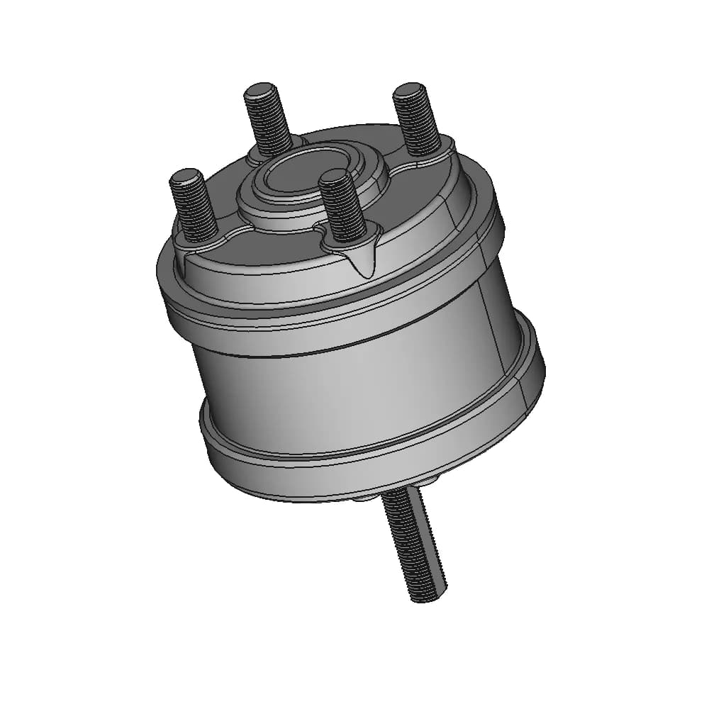 M 24-48V 750Rpm-1200Rpm External Brushless And Gearless Single Shaft High-Speed Large-Torque Karting And Atv Hub Motor | 3D Engineering Design File_60_30_degree_snapshot