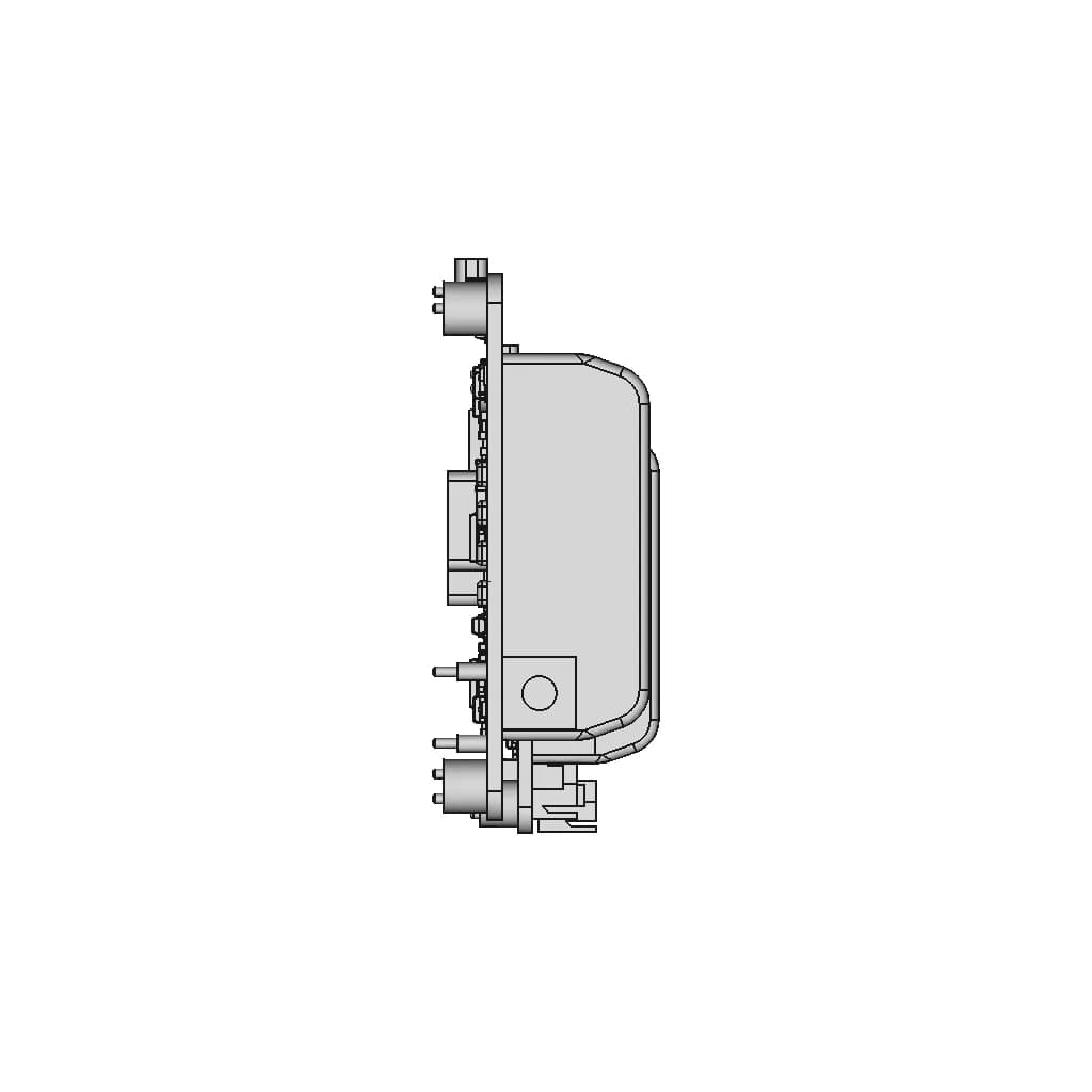 Geekworm X1200 Ups Hat For Raspberry Pi 5 - Downloadable CAD Representation_0_90_degree_snapshot