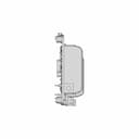 Geekworm X1200 Ups Hat For Raspberry Pi 5 - Downloadable CAD Representation_0_90_degree_snapshot