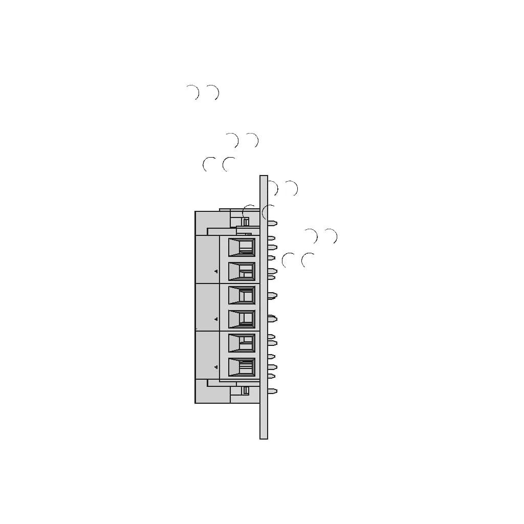 Optocoupler Pnp 4-Channel Module - Dst-1R4P-P - Downloadable CAD Representation_0_90_degree_snapshot