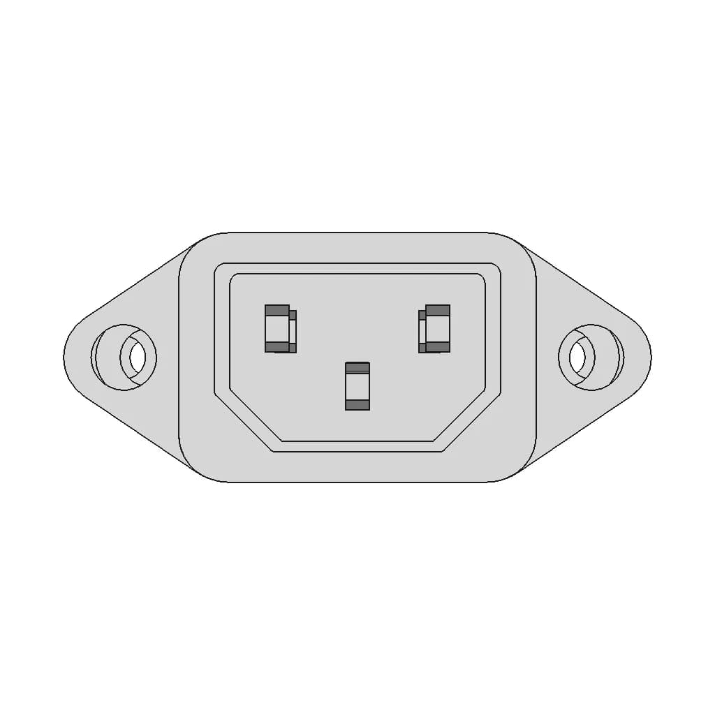 Power Supply Male Connector - Standard Mechanical Component_0_0_degree_snapshot