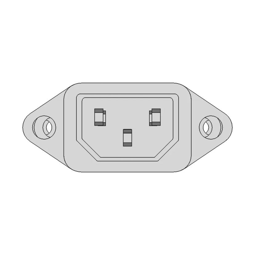 Power Supply Male Connector - Standard Mechanical Component