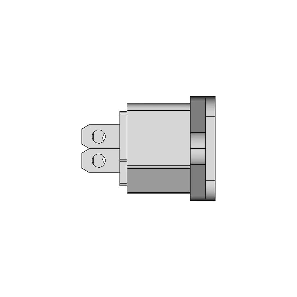 Power Supply Male Connector - Standard Mechanical Component_0_270_degree_snapshot