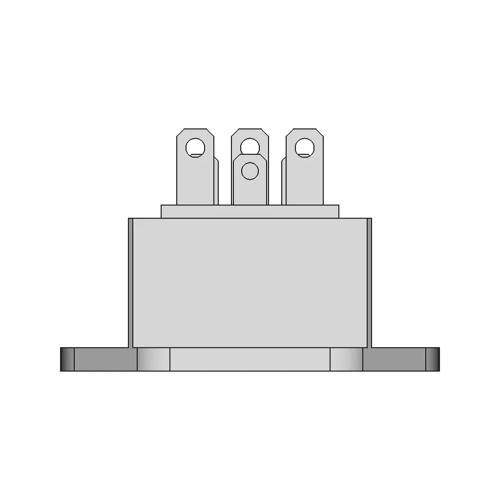 Power Supply Female Connector | High-Quality CAD Model_270_0_degree_snapshot