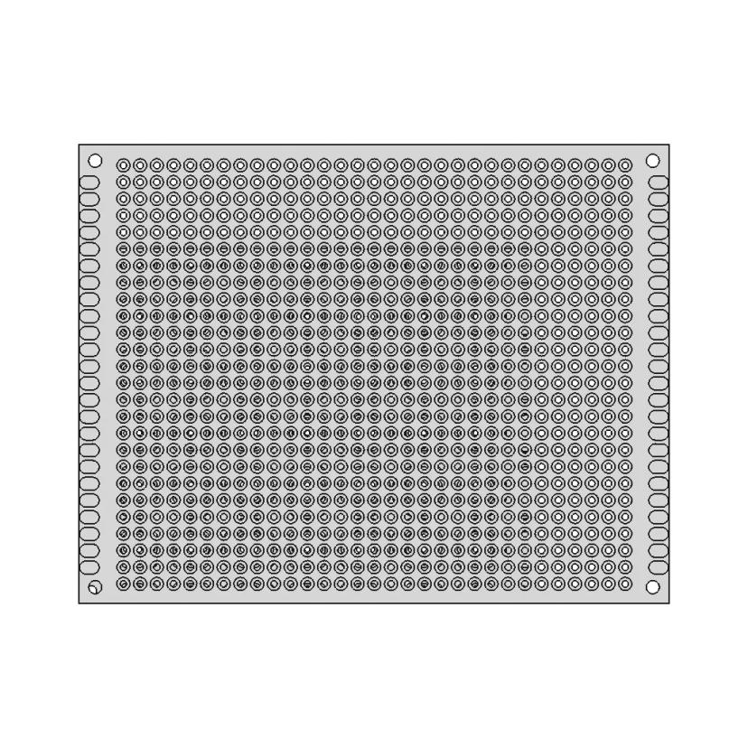Prototype Pcb 70X90Mm | High-Quality CAD Model