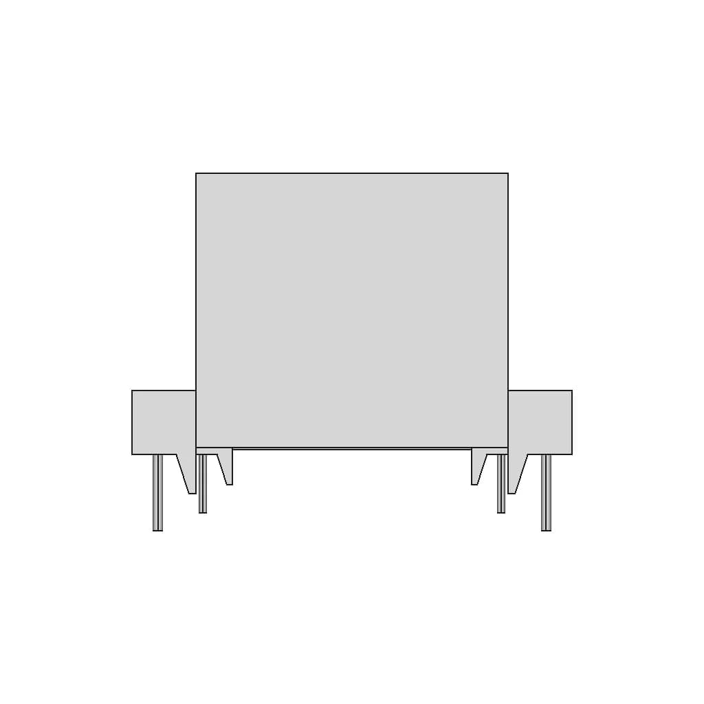 12 Pins Ferrite Transformer - Downloadable CAD Representation_0_0_degree_snapshot