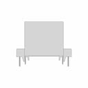 12 Pins Ferrite Transformer - Downloadable CAD Representation_0_0_degree_snapshot