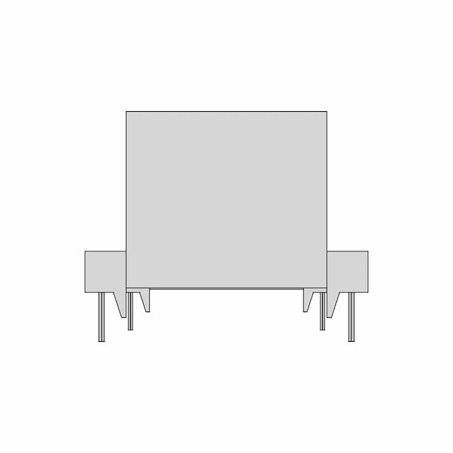 12 Pins Ferrite Transformer - Downloadable CAD Representation