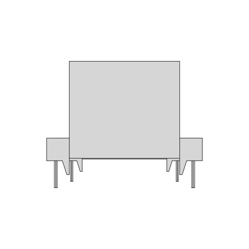 12 Pins Ferrite Transformer - Downloadable CAD Representation