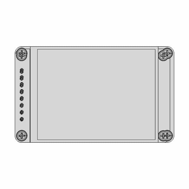 2Inch Ips Lcd Module Waveshare 240X320 - Downloadable CAD Representation