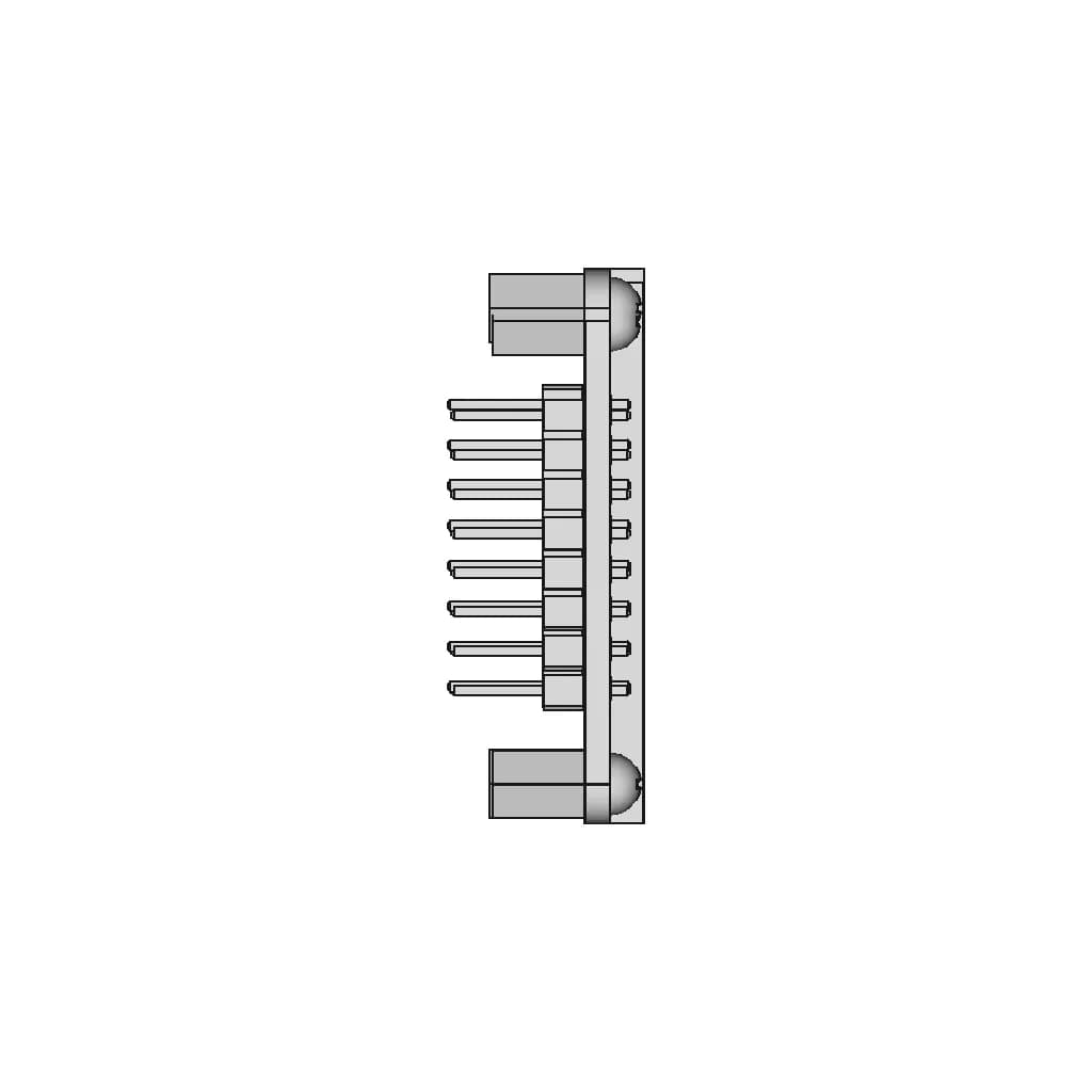 2Inch Ips Lcd Module Waveshare 240X320 - Downloadable CAD Representation_0_270_degree_snapshot