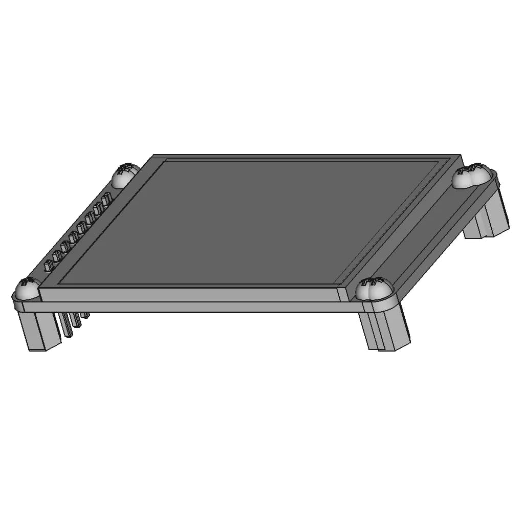 2Inch Ips Lcd Module Waveshare 240X320 - Downloadable CAD Representation_60_30_degree_snapshot