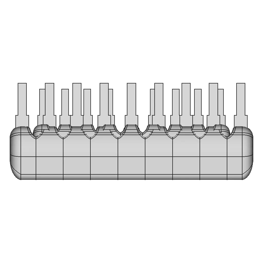 Resistor & Network Tht | High-Quality CAD Model_270_0_degree_snapshot