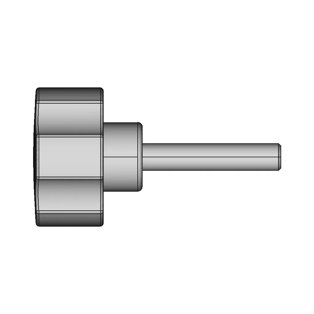 Dks 30 Knob M6 X 30 - Downloadable CAD Representation_90_0_degree_snapshot