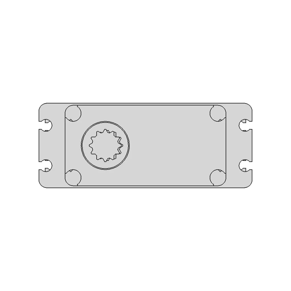 Hbl380 Brushless Servo Motor - Standard Mechanical Component_0_0_degree_snapshot