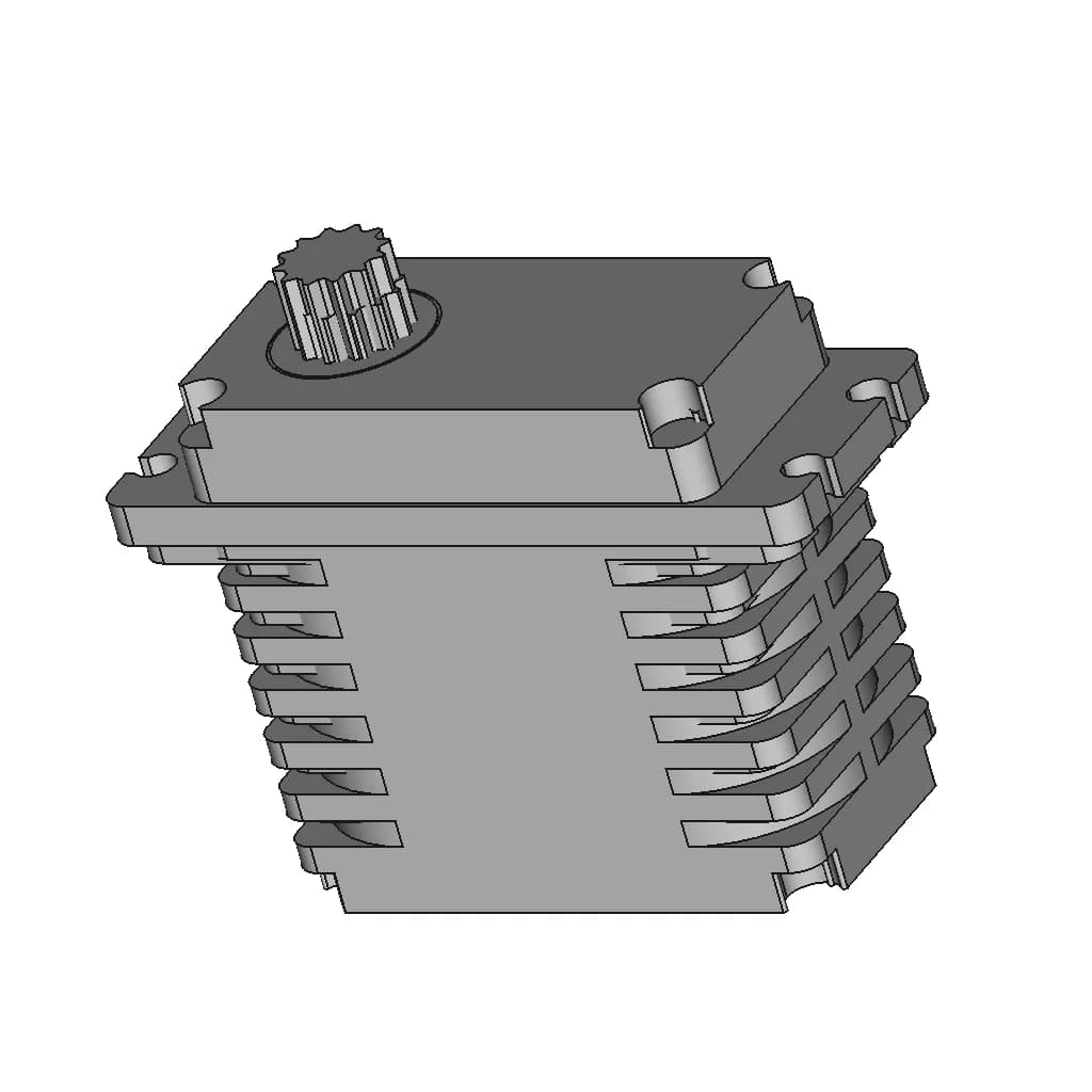 Hbl380 Brushless Servo Motor - Standard Mechanical Component_60_30_degree_snapshot