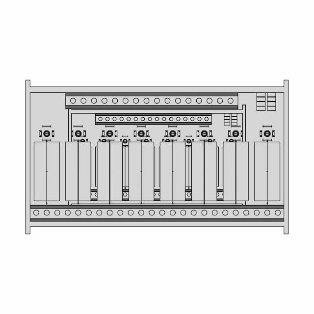8 Channel Relay Board - Downloadable CAD Representation