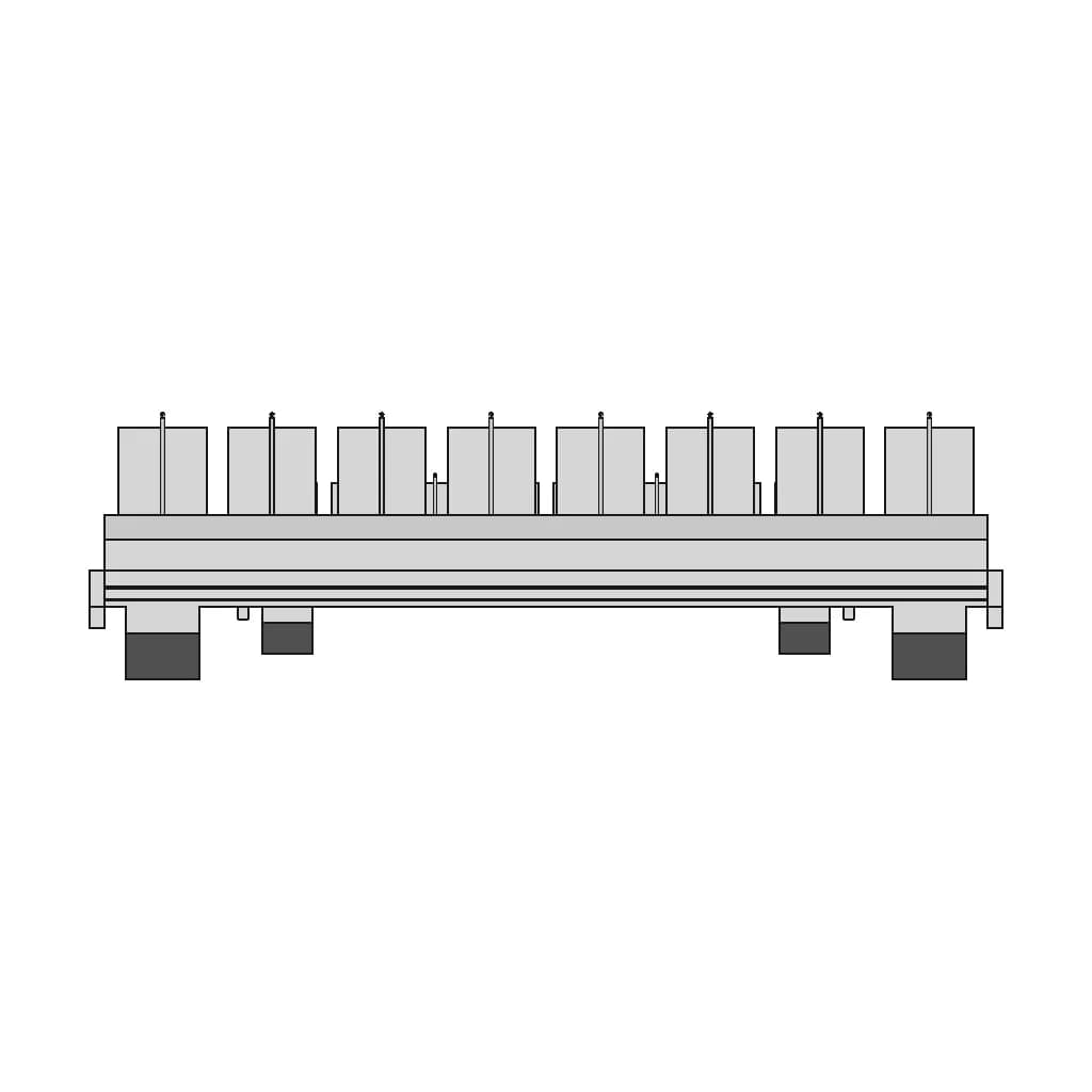 8 Channel Relay Board - Downloadable CAD Representation_90_0_degree_snapshot