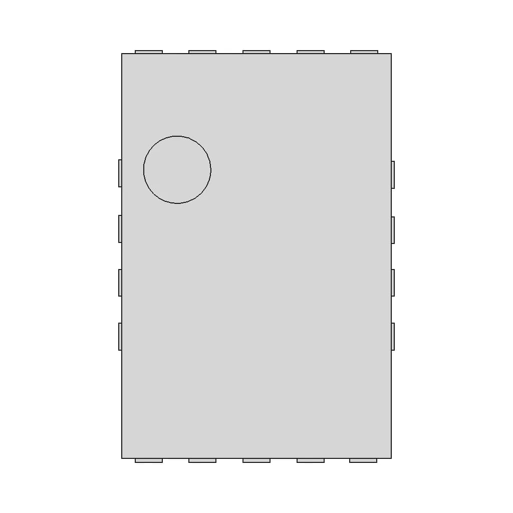 Qfn-18 2Mmx3Mm - Downloadable CAD Representation_0_0_degree_snapshot