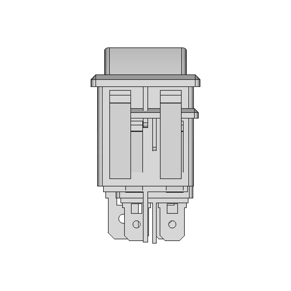 Car Light Rocket Switch On-Off Led 12V 35A | 3D Engineering Design File_0_0_degree_snapshot